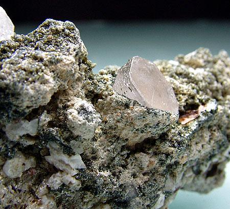 Apatite With Chlorite On Albite