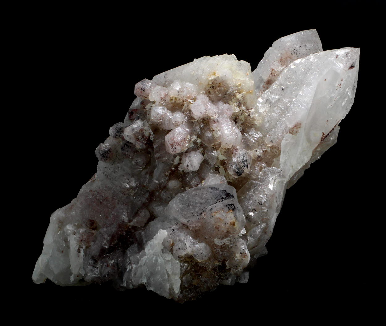 Quartz With Goethite Inclusions