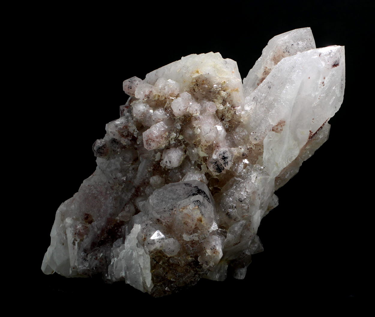 Quartz With Goethite Inclusions