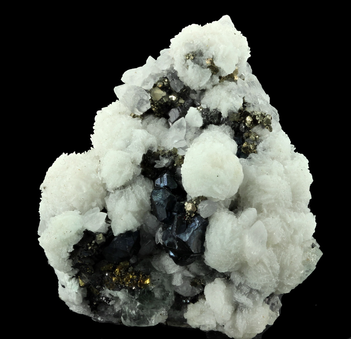 Calcite With Sphalerite & Galena
