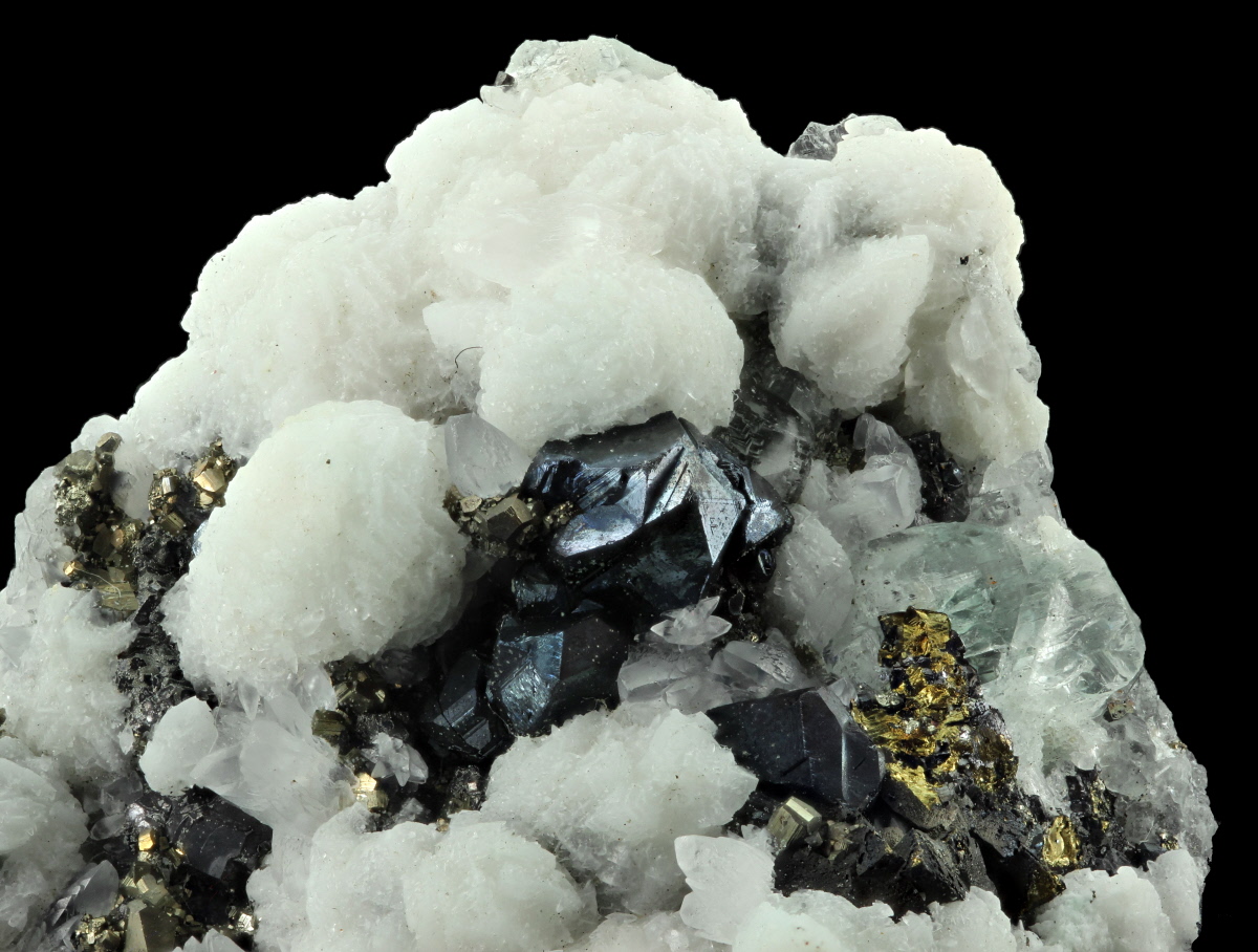 Calcite With Sphalerite & Galena