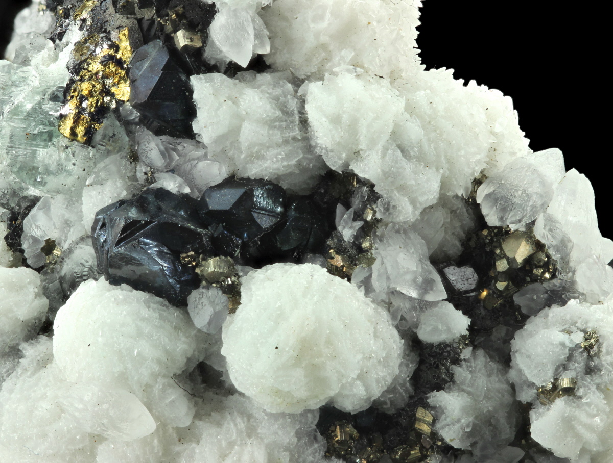 Calcite With Sphalerite & Galena