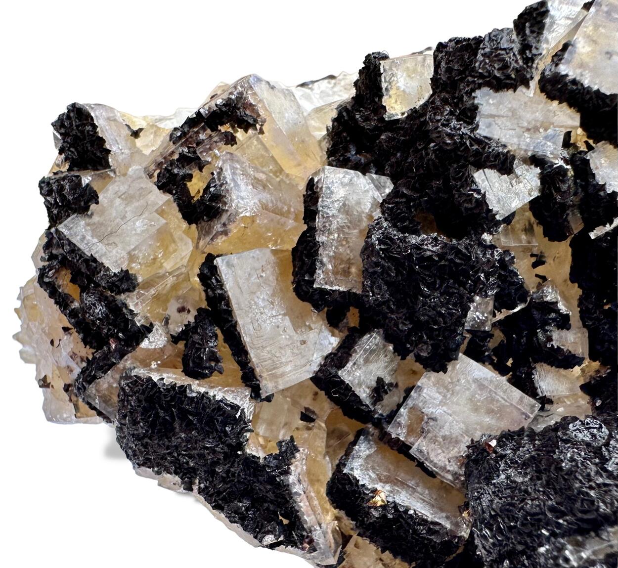 Fluorite With Siderite Sphalerite & Quartz