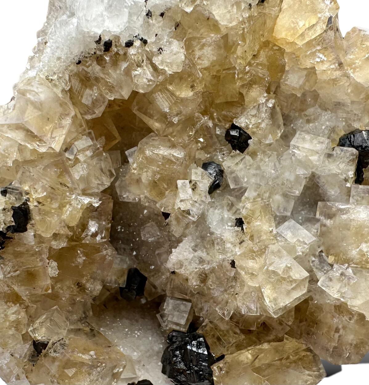 Fluorite With Siderite Sphalerite & Quartz