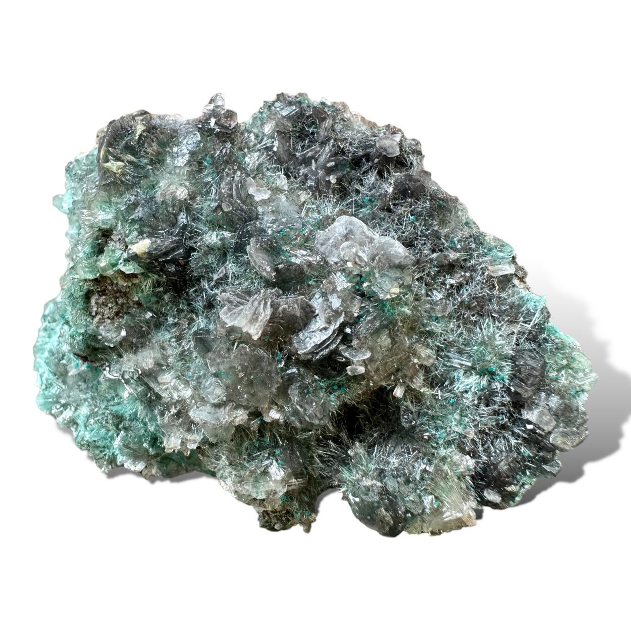 Plattnerite & Aurichalcite