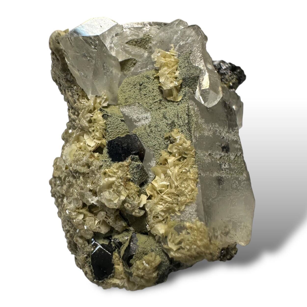 Cassiterite On Quartz