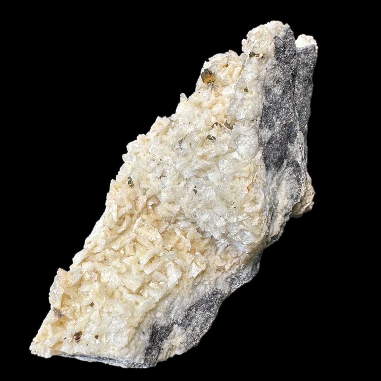 Chalcopyrite On Ankerite & Quartz