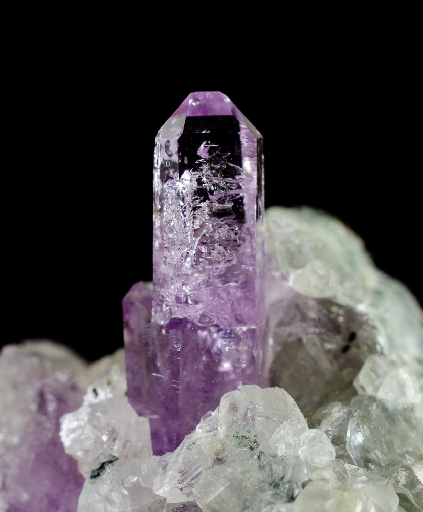 Amethyst With Calcite