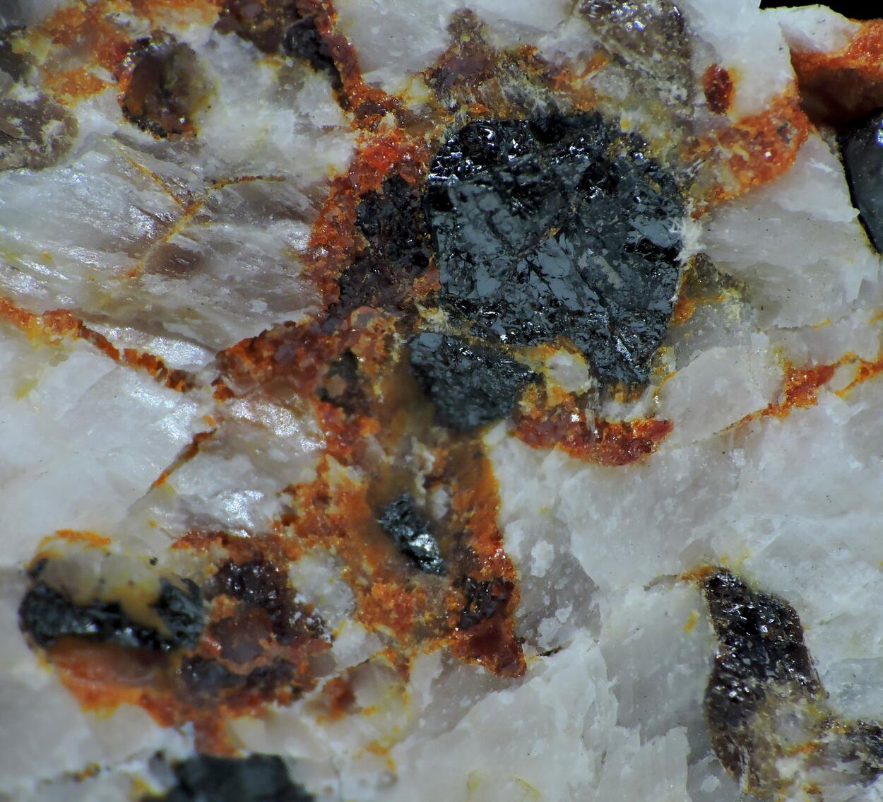 Zincite In Calcite