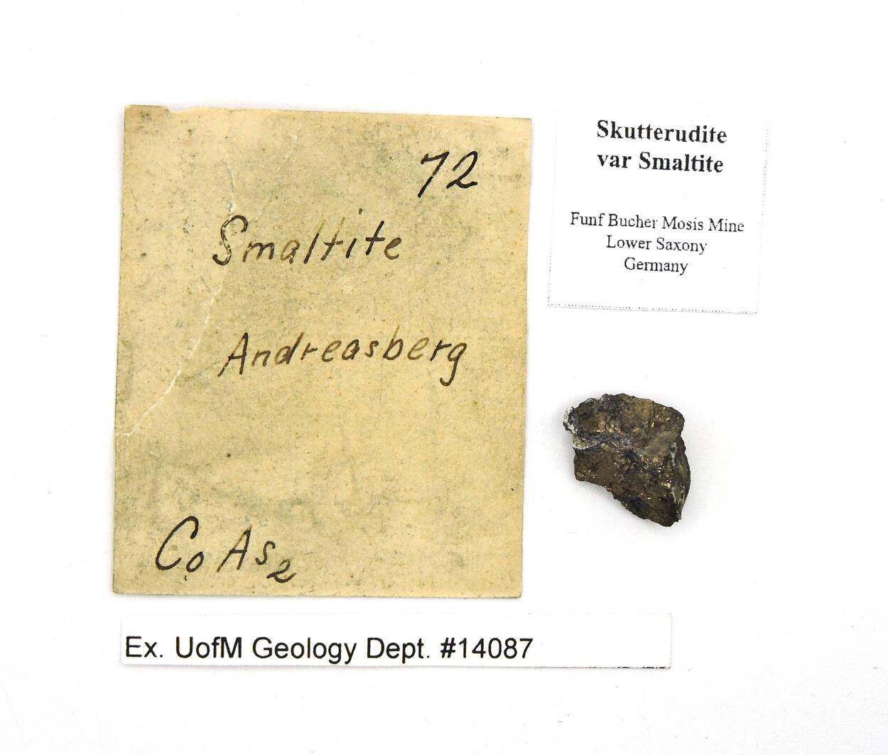 Skutterudite Var Smaltite