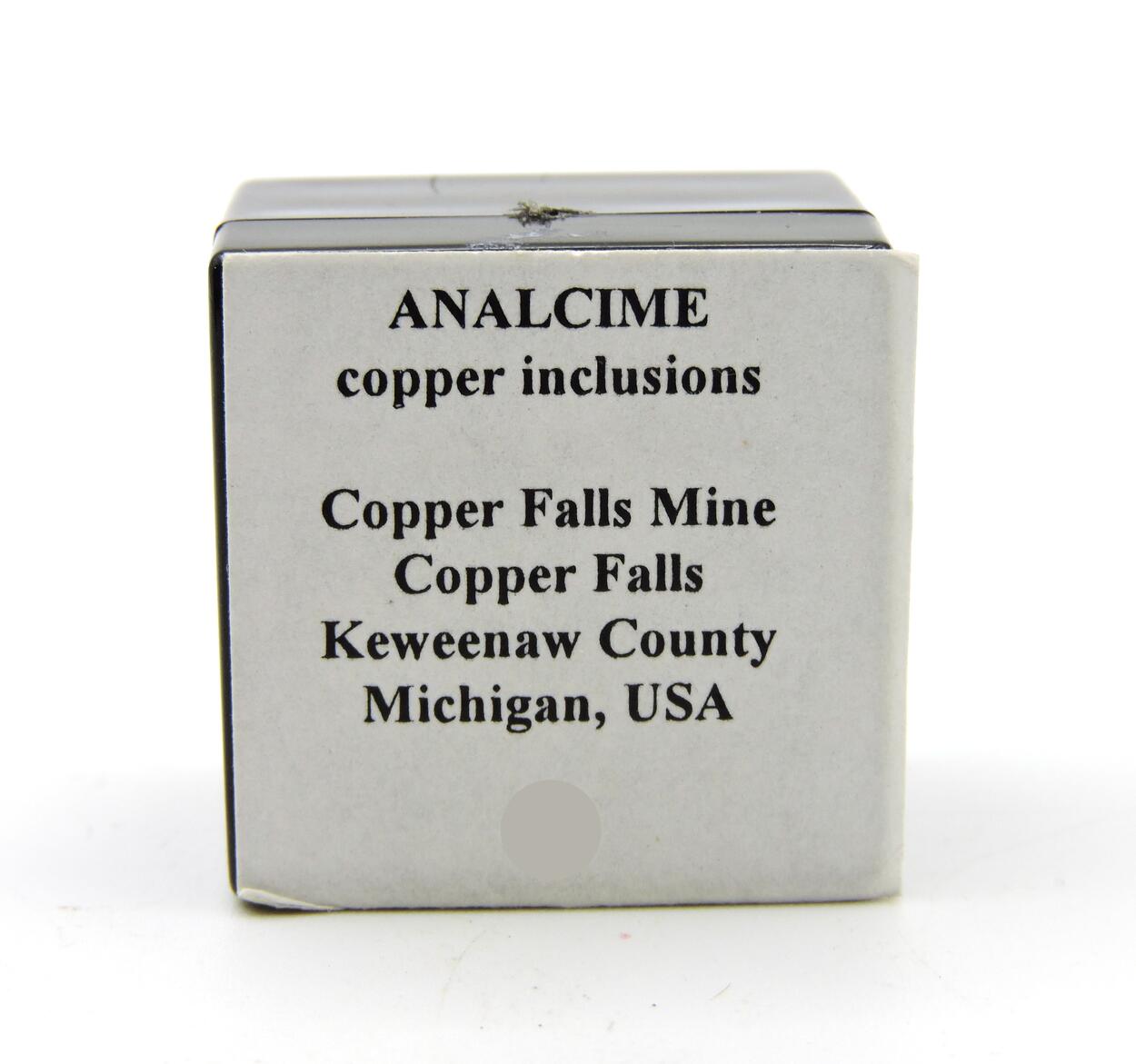 Copper Inclusions In Analcime