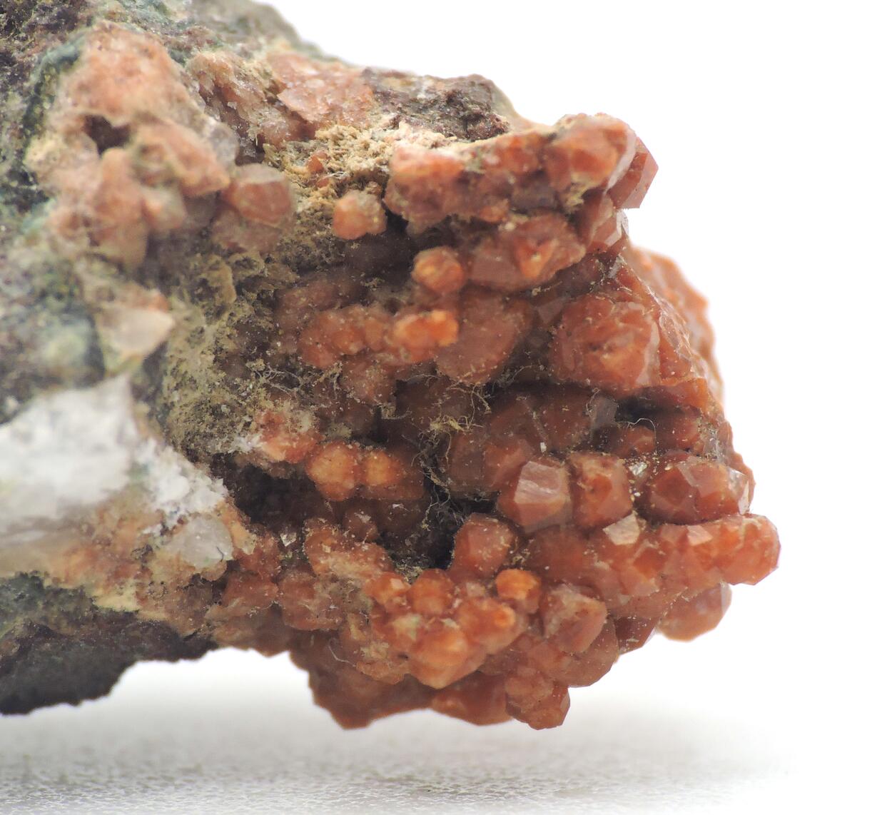 Copper Inclusions In Analcime