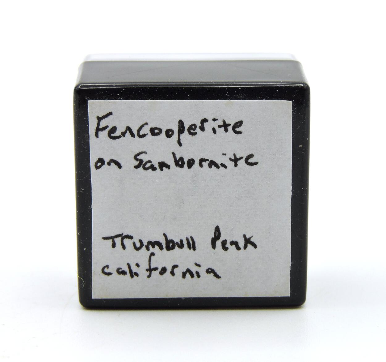 Fencooperite On Sanbornite