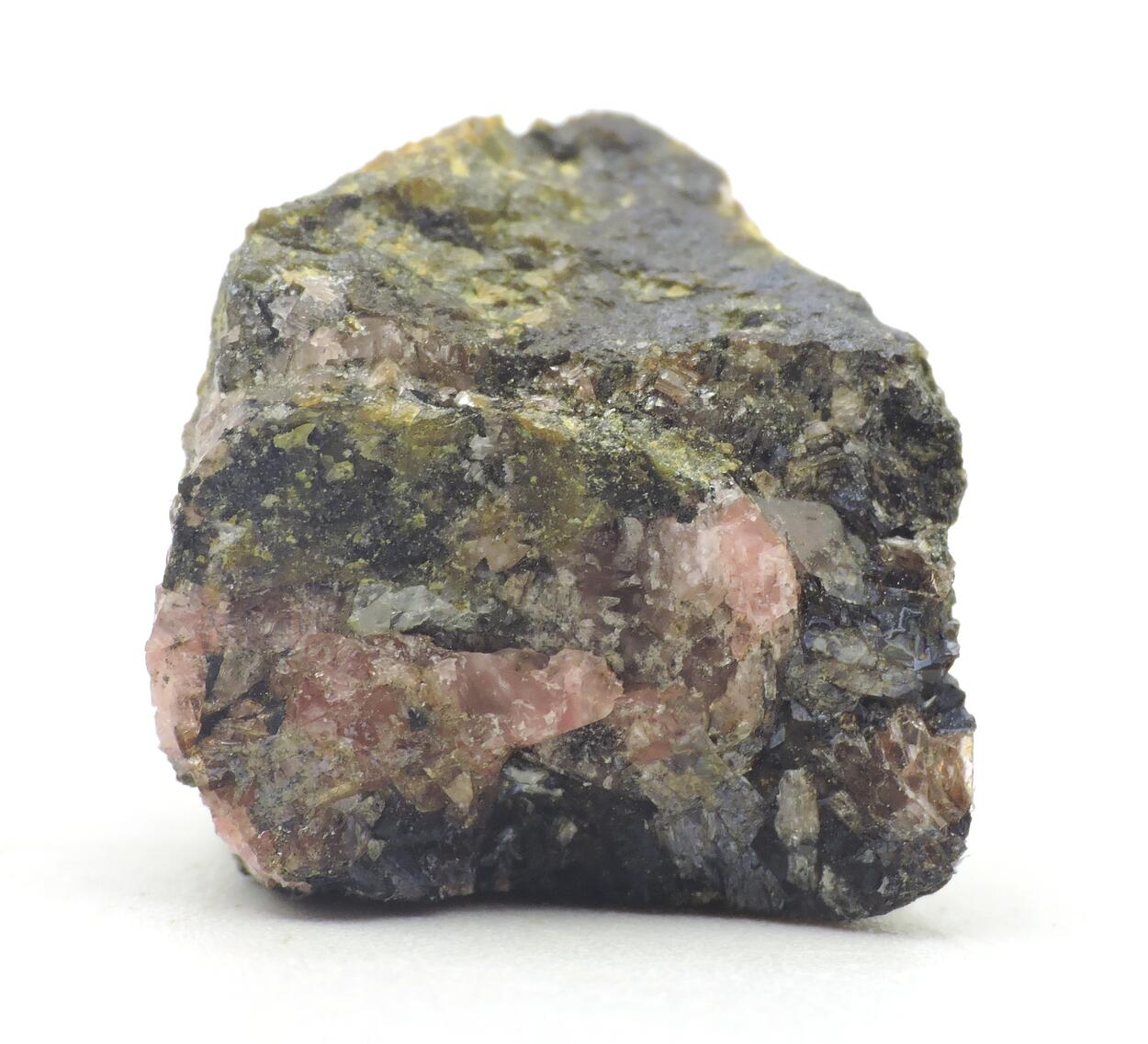 Rhodonite On Ilmenite