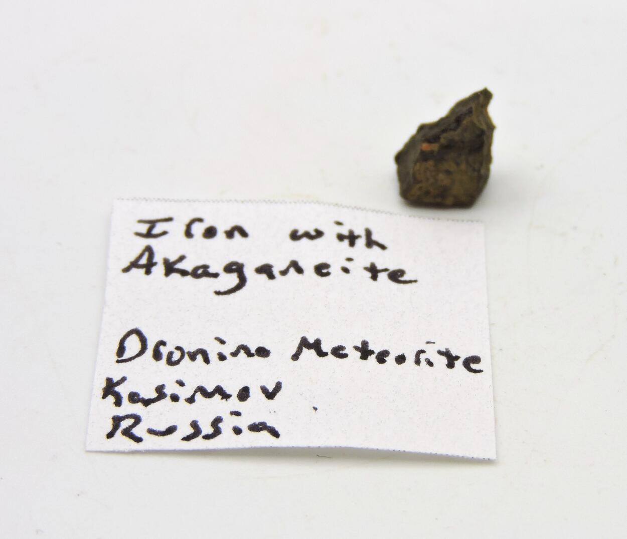 Akaganeite On Iron Meteorite