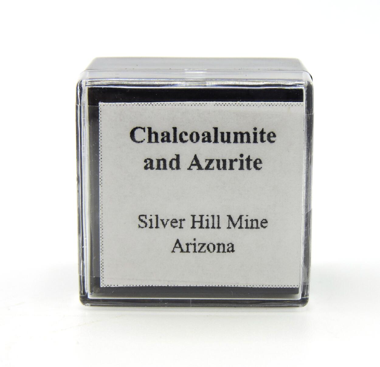 Azurite On Chalcoalumite