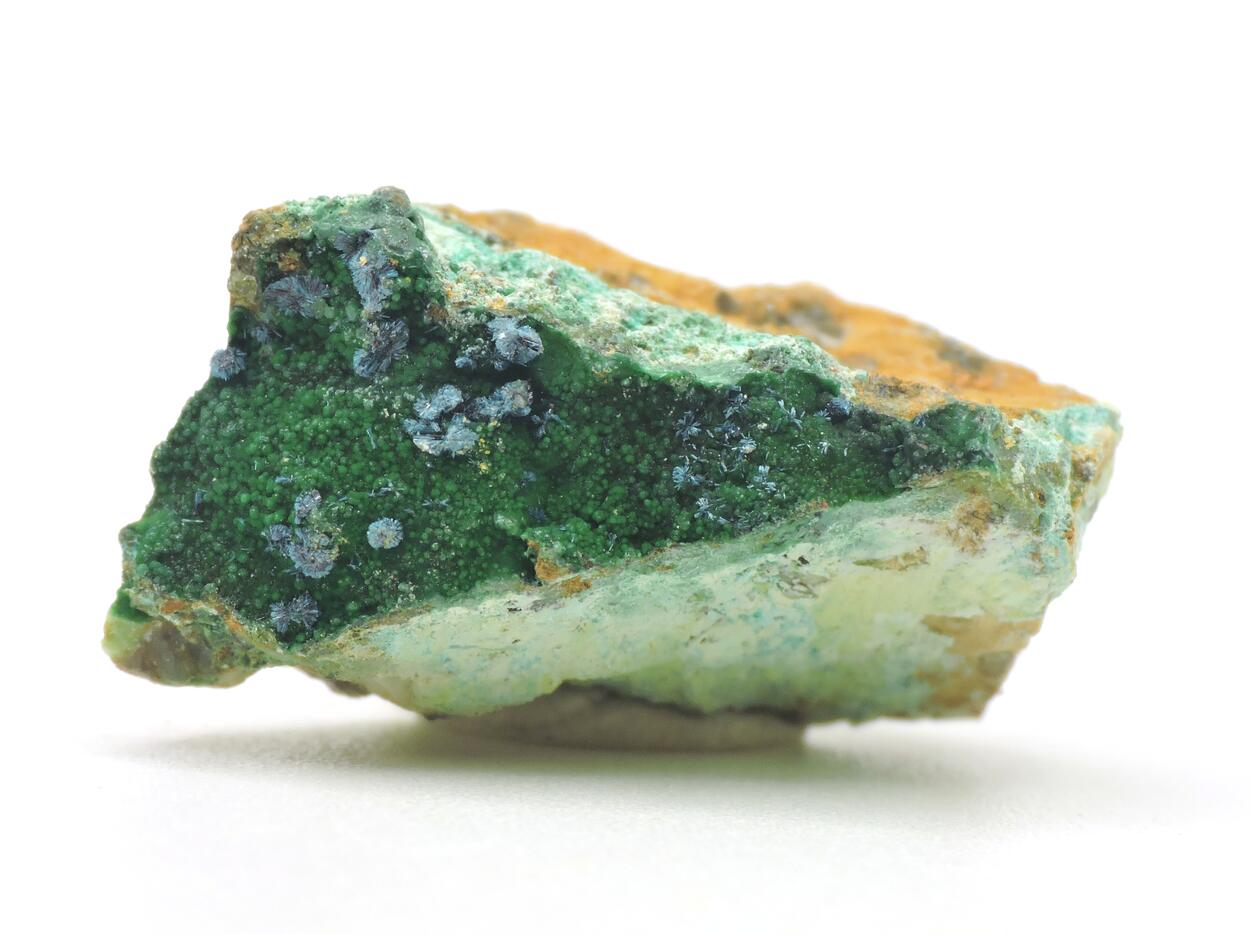 Cornubite With Clinoclase