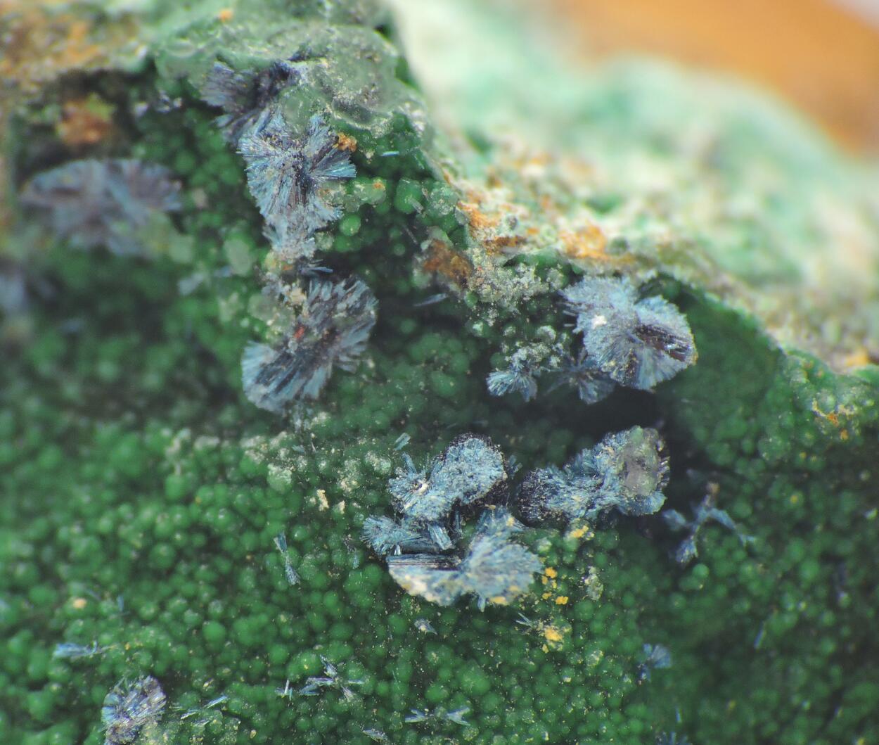 Cornubite With Clinoclase