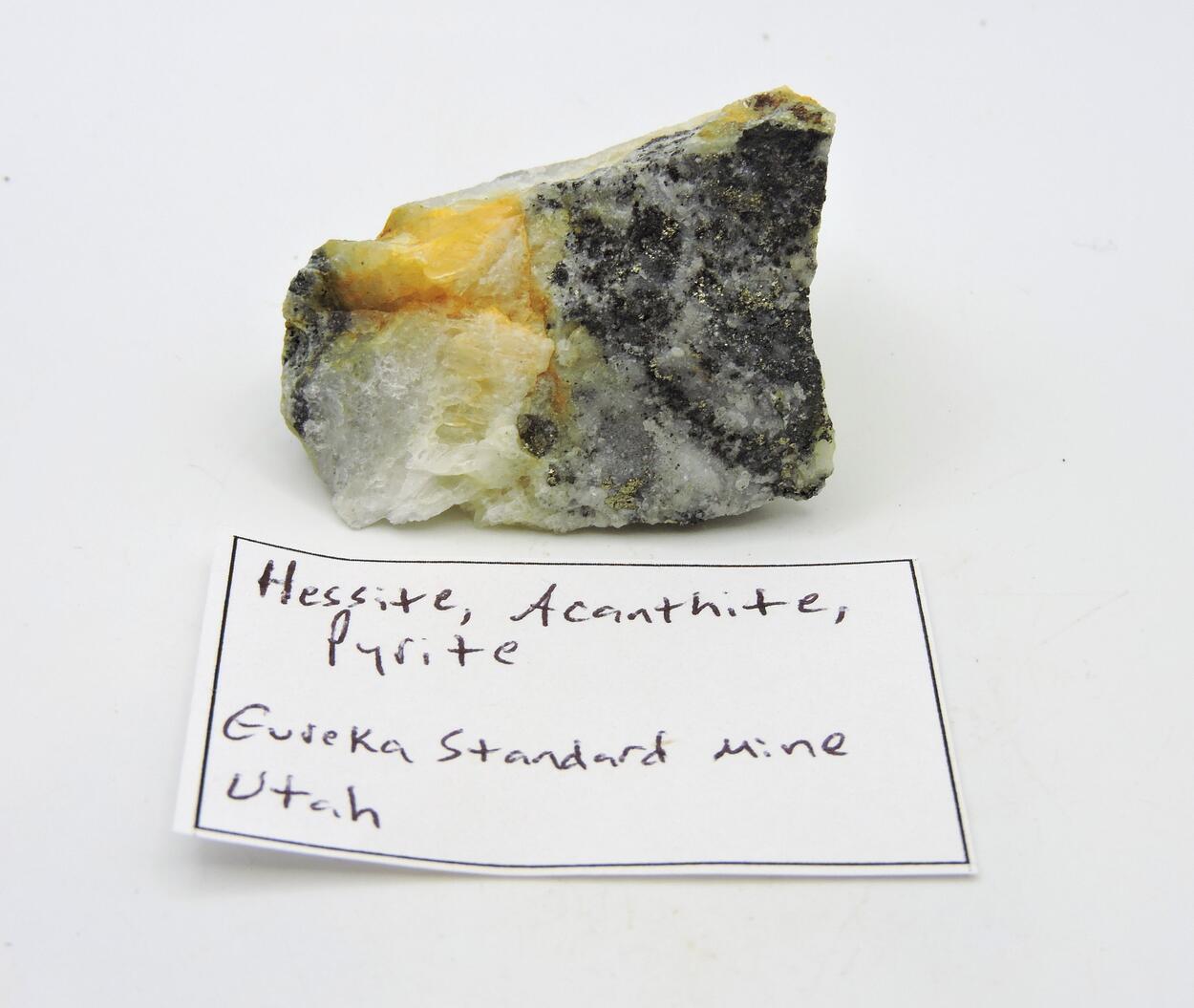 Hessite With Acanthite