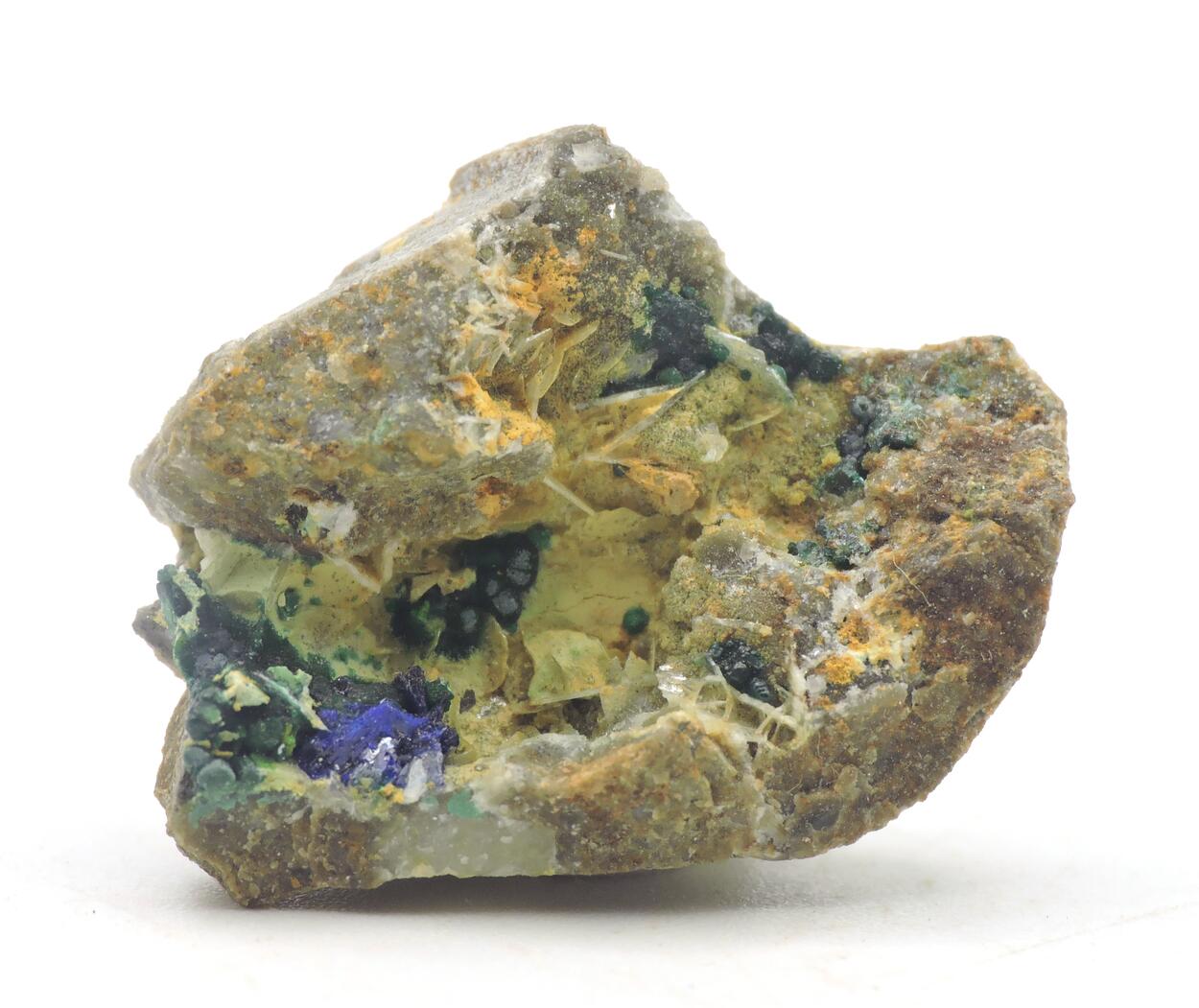 Azurite & Cornwallite
