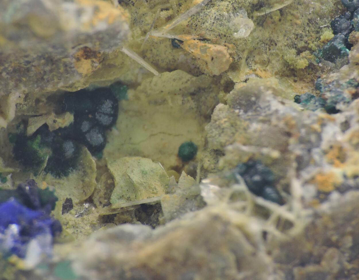 Azurite & Cornwallite