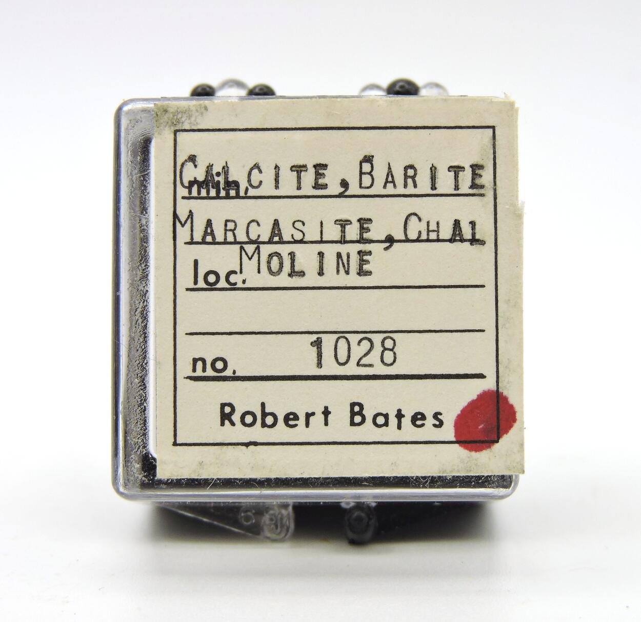 Calcite With Marcasite & Baryte