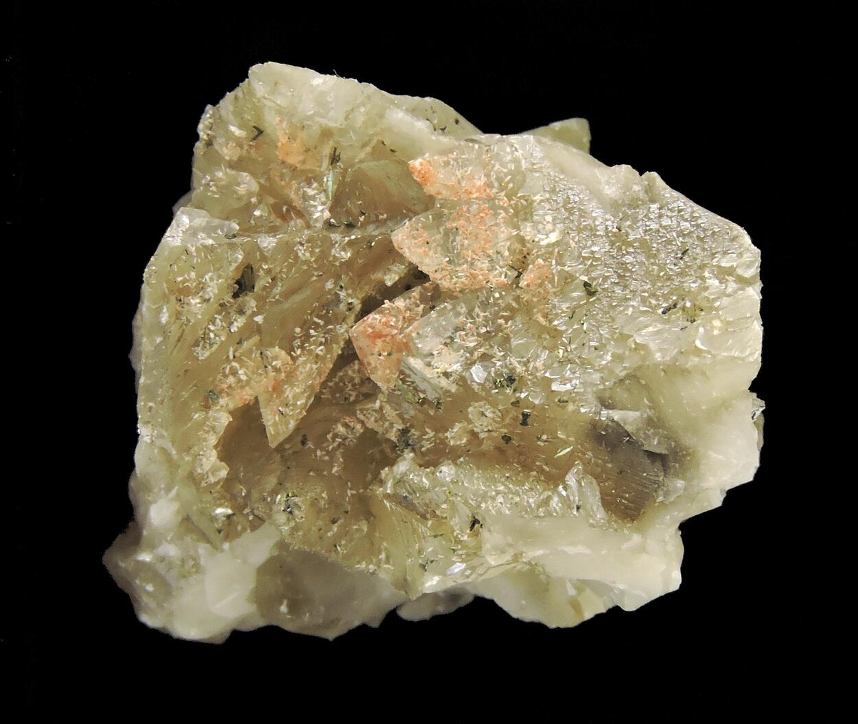 Calcite With Marcasite & Baryte