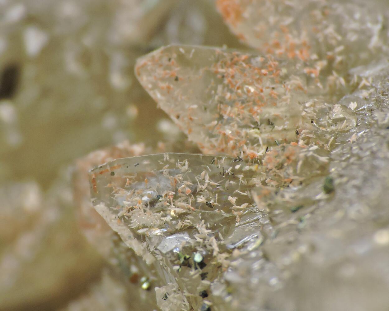 Calcite With Marcasite & Baryte