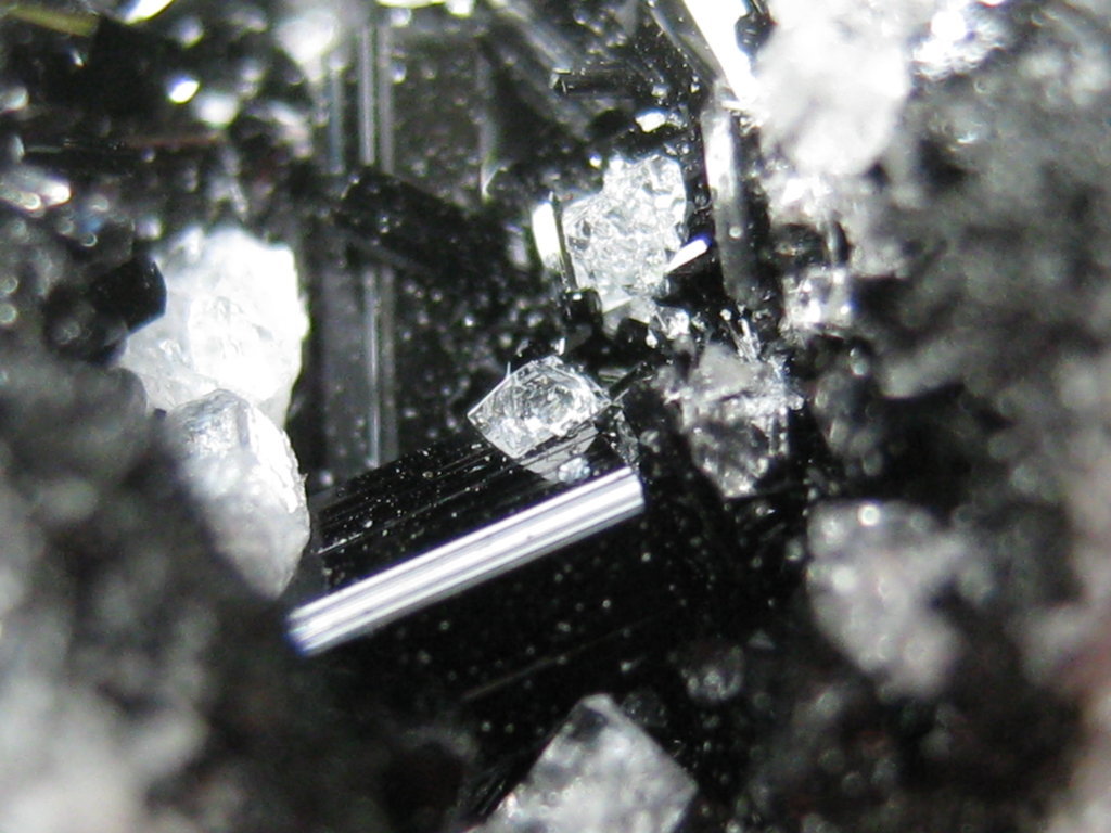 Vesuvianite Sanidine Hornblende & Fluorite