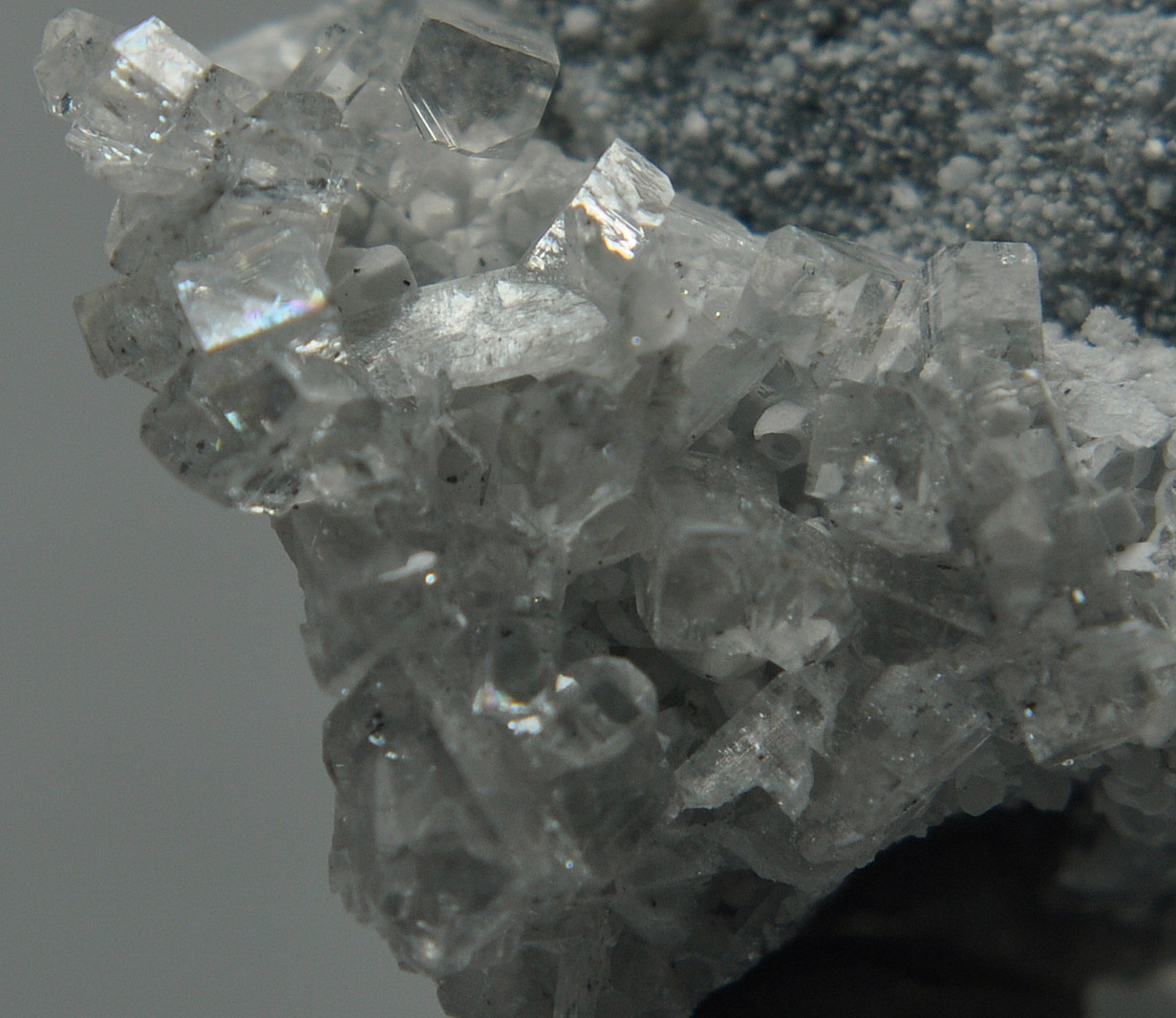 Fluorapophyllite-(K) & Quartz