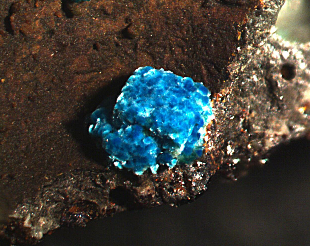 Cyanotrichite & Cuprite
