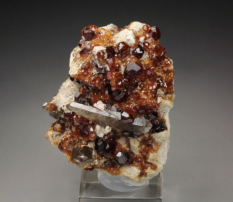 Spessartine & Smoky Quartz