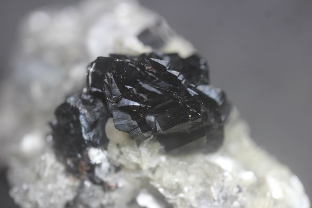 Cassiterite With Beryl Var Aquamarine