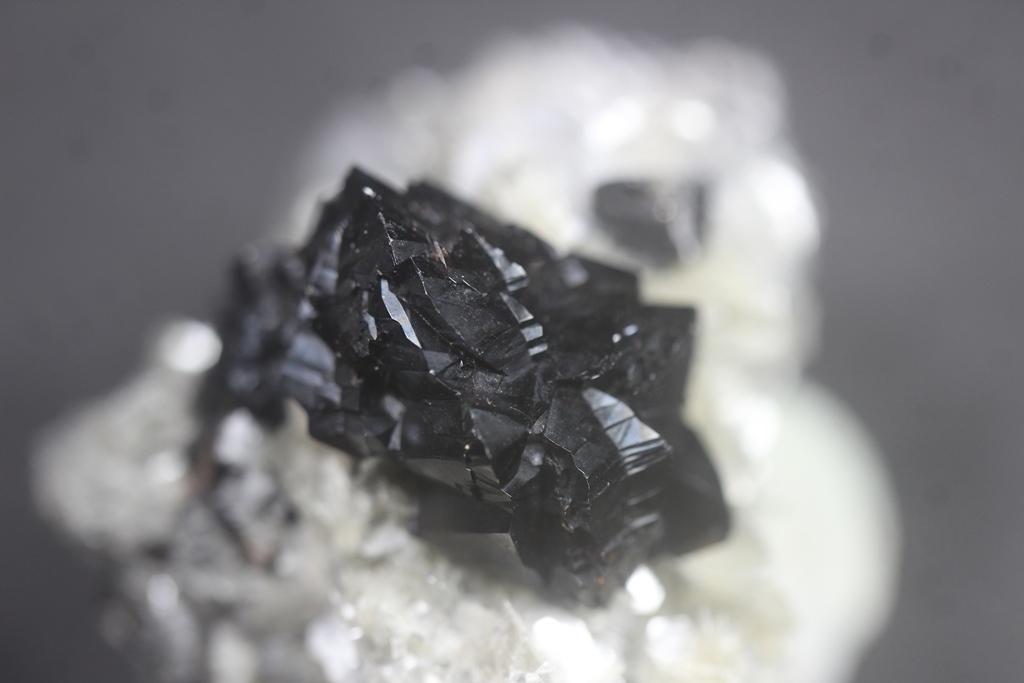 Cassiterite With Beryl Var Aquamarine