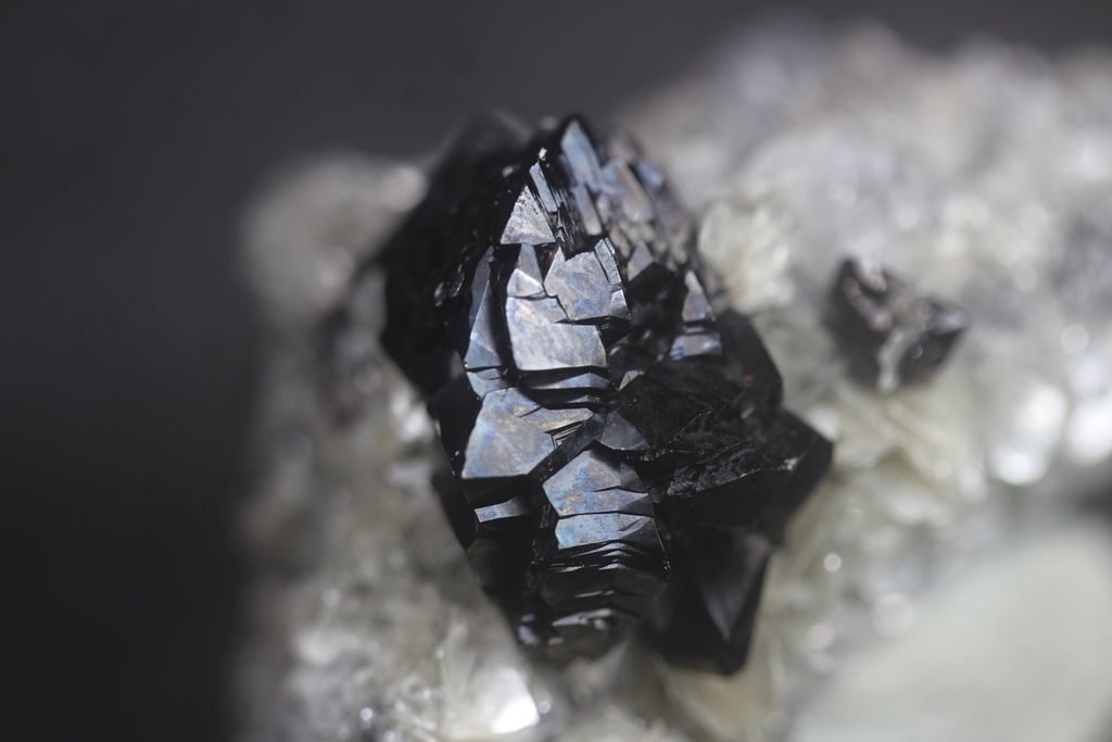 Cassiterite With Beryl Var Aquamarine