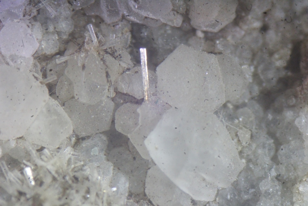 Natrolite & Calcite