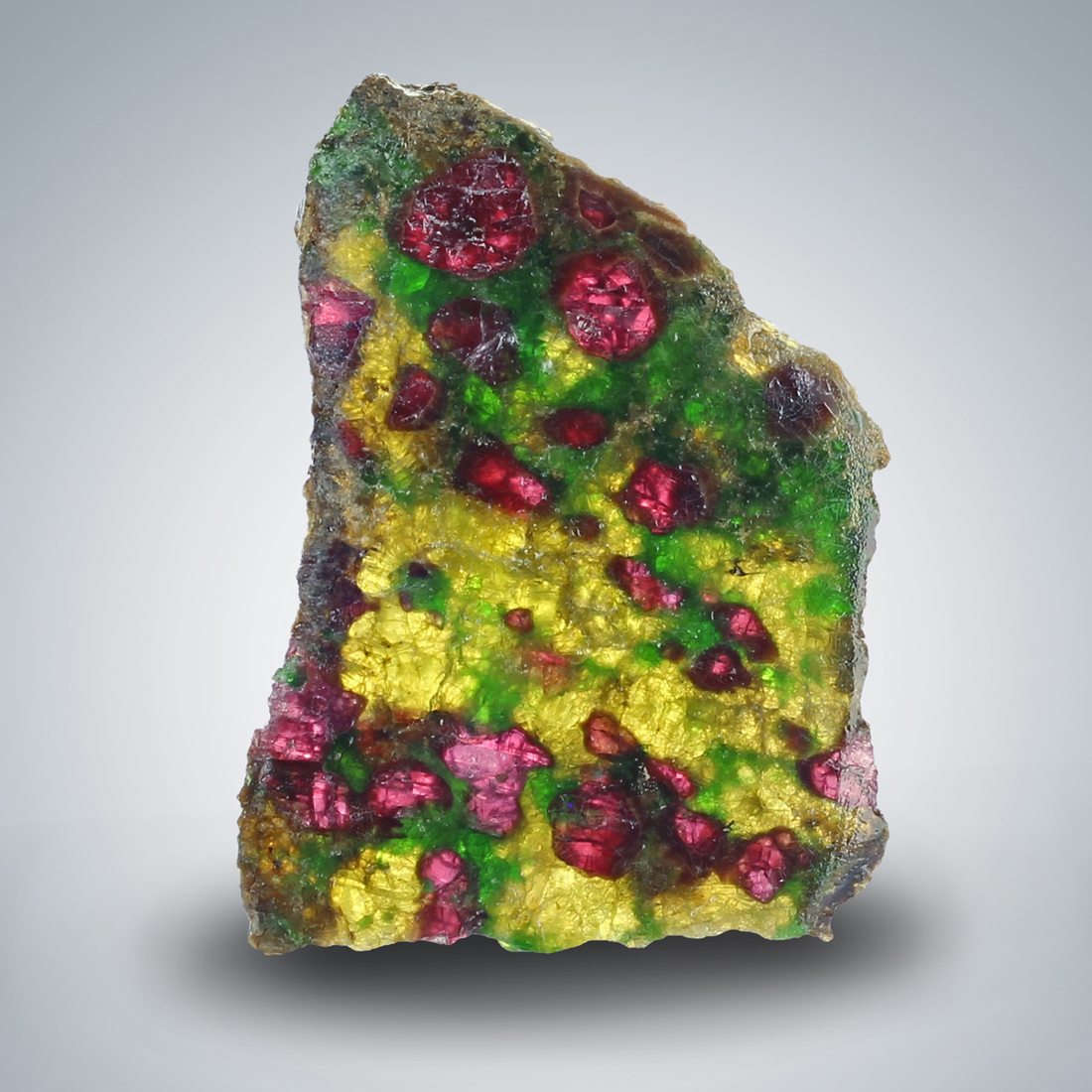 Pyrope With Chromian Diopside & Enstatite