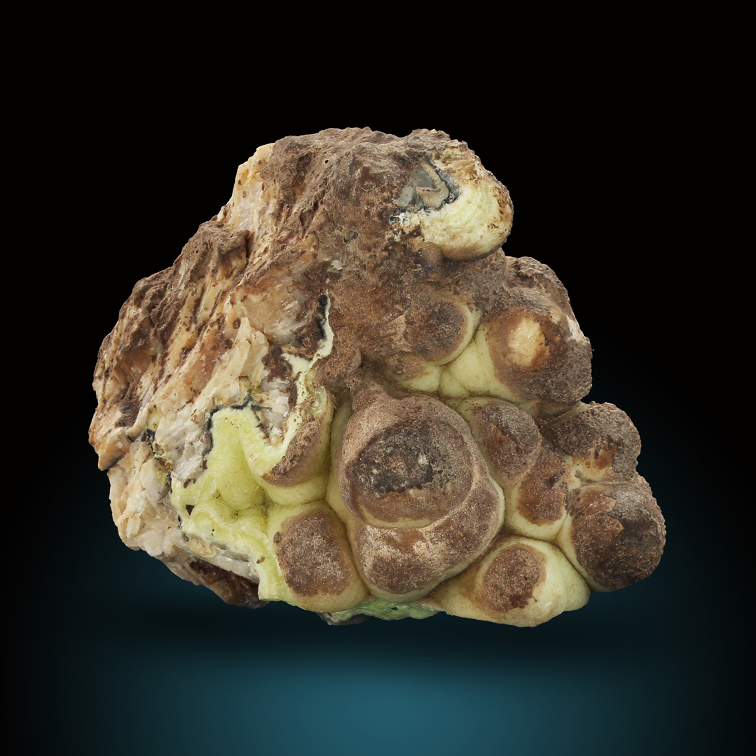 Gaspéite In Aragonite