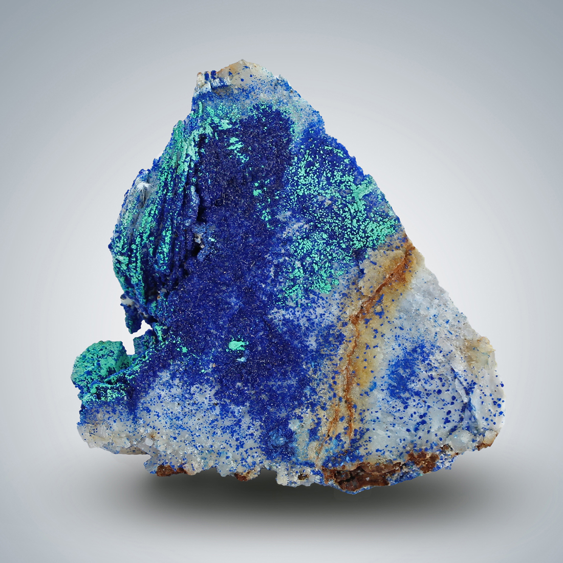 Azurite & Malachite & Dolomite