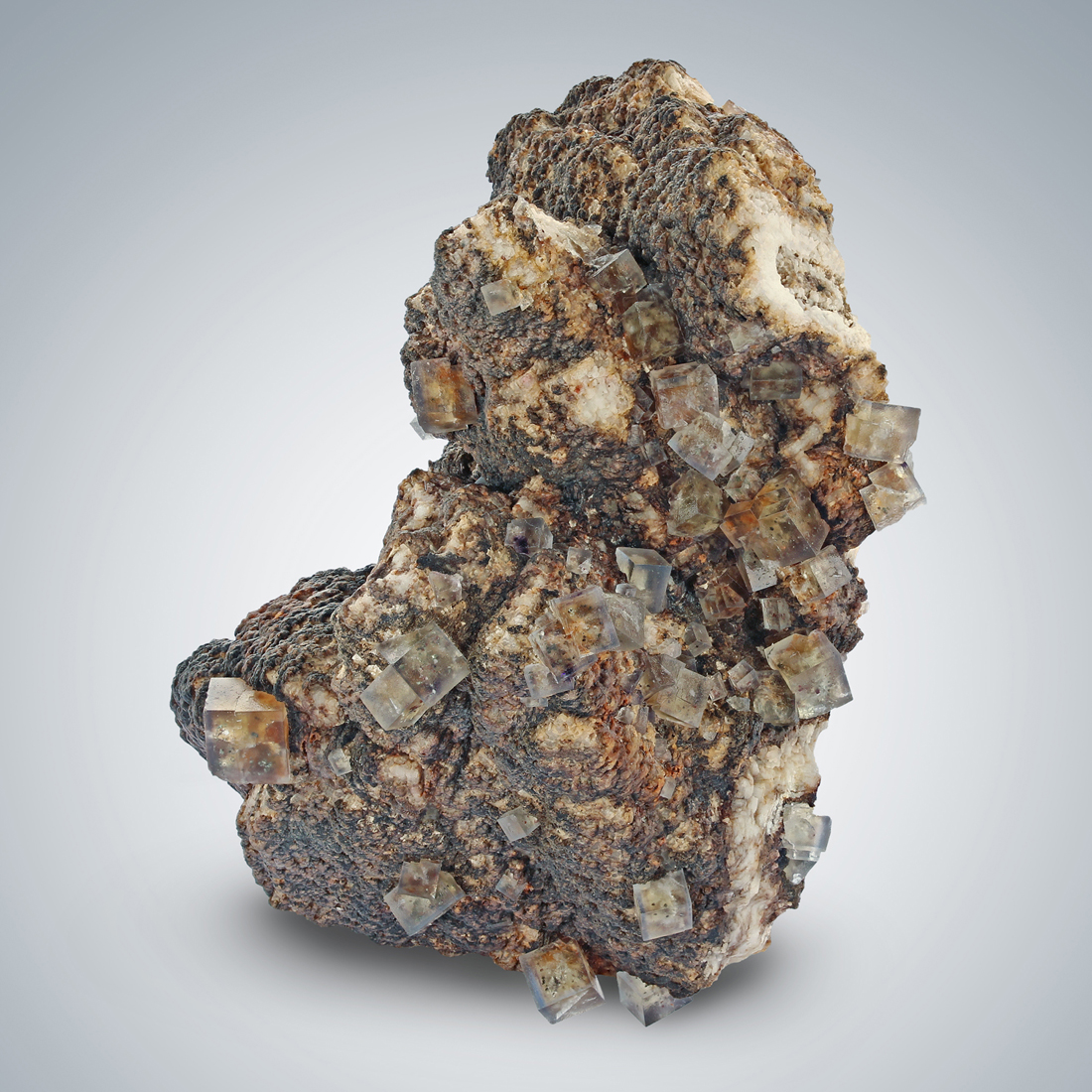 Fluorite On Dolomite