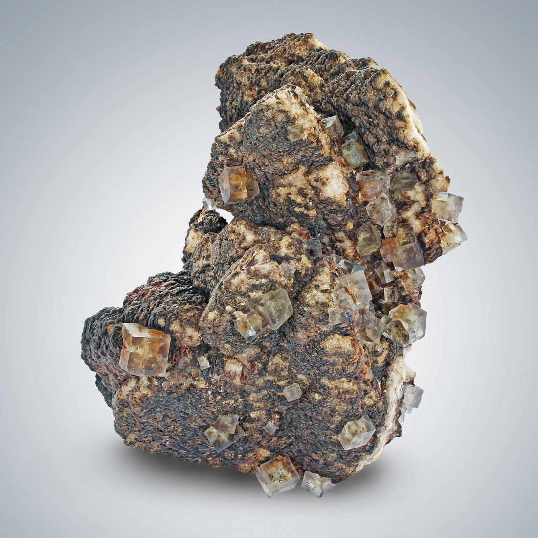 Fluorite On Dolomite