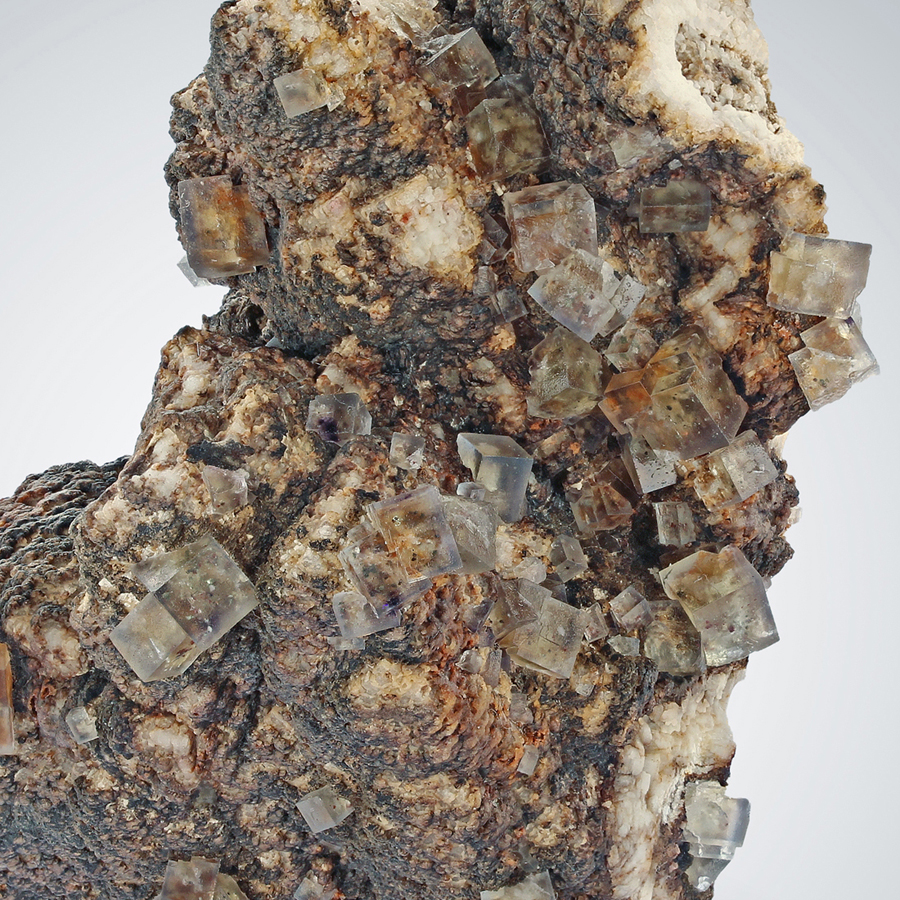 Fluorite On Dolomite