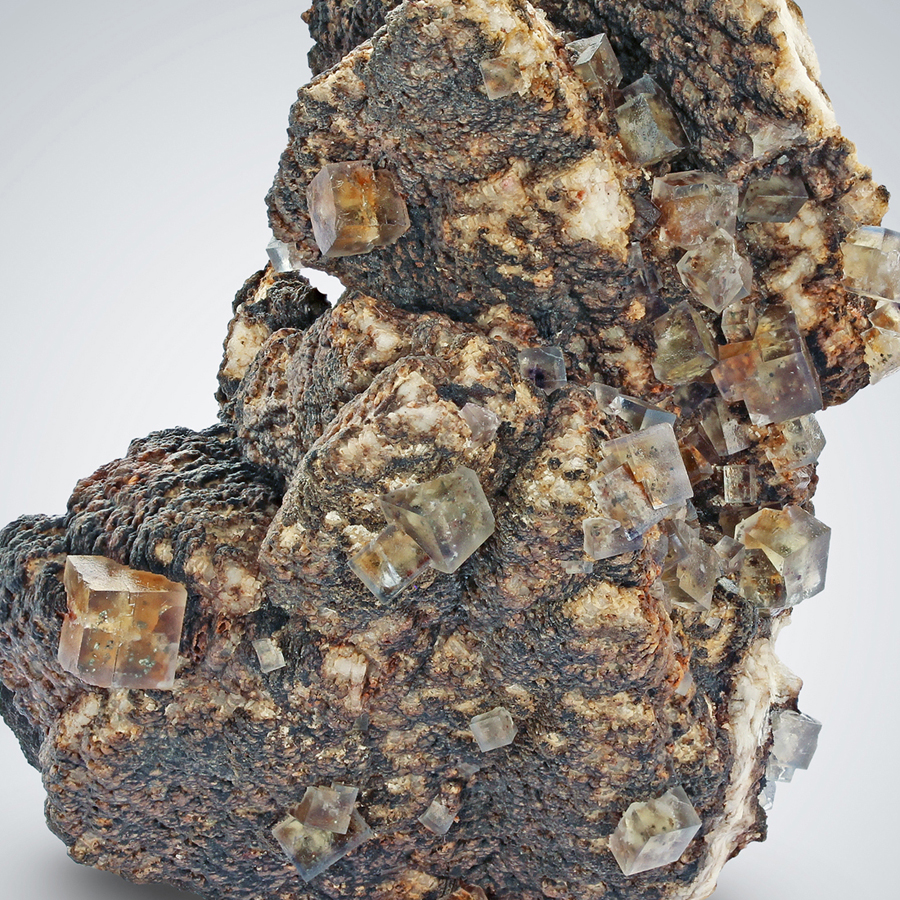 Fluorite On Dolomite