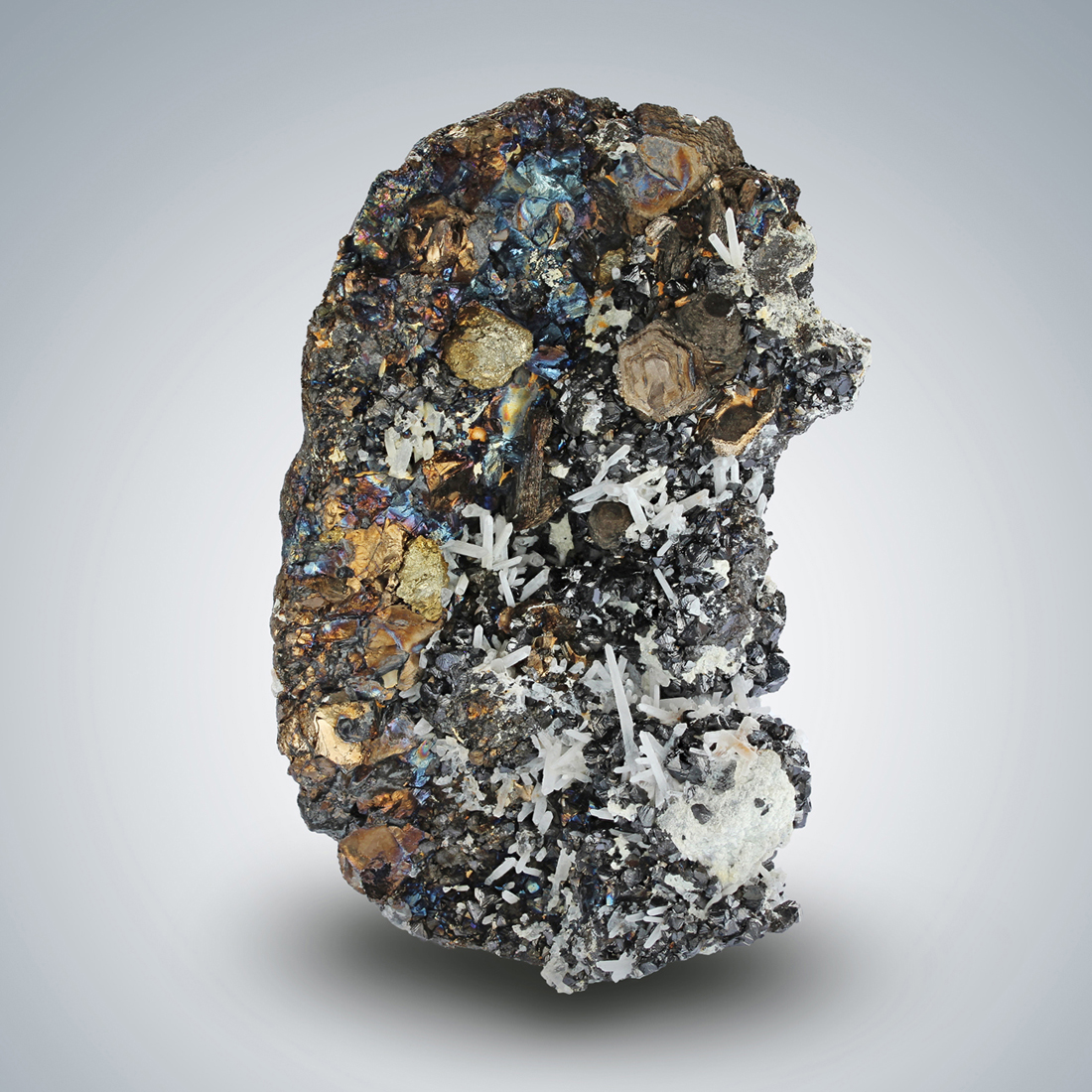 Pyrrhotite With Sphalerite Pyrite & Quartz