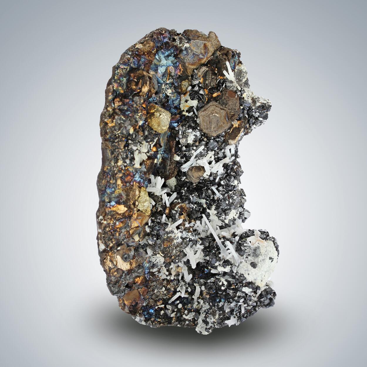 Pyrrhotite With Sphalerite Pyrite & Quartz