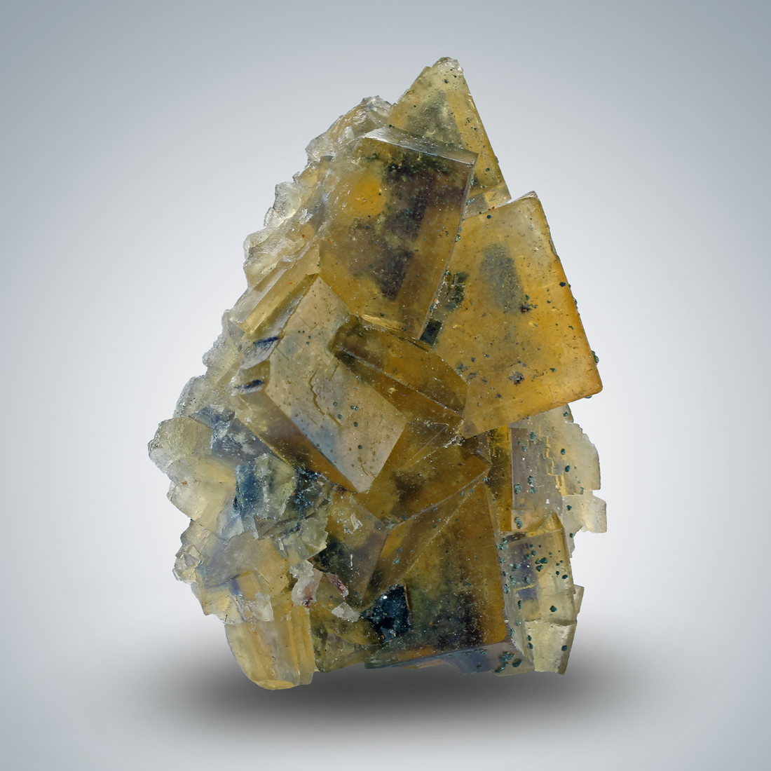 Fluorite With Chalcopyrite