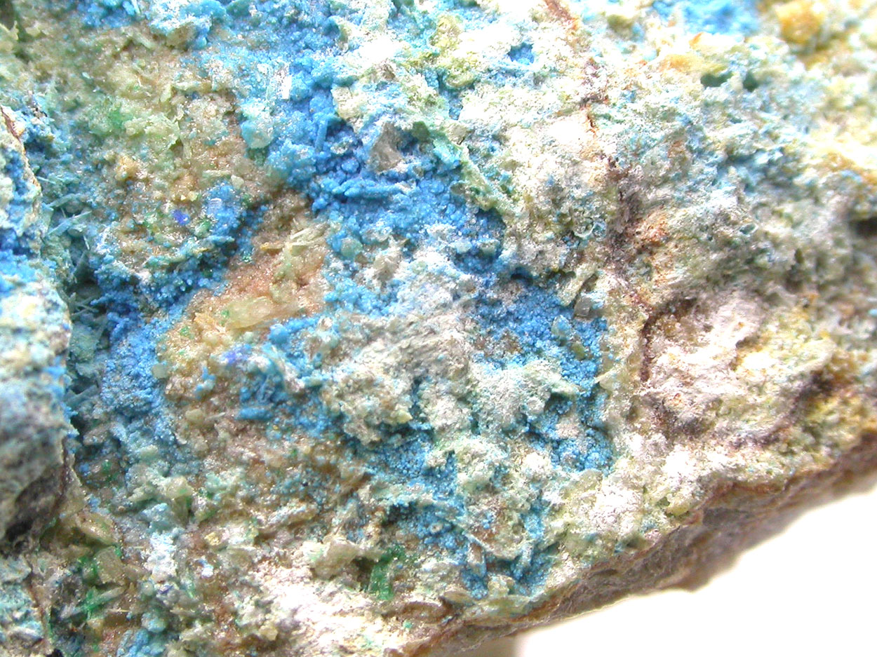 Carbonatecyanotrichite Linarite Brochantite & Anglesite