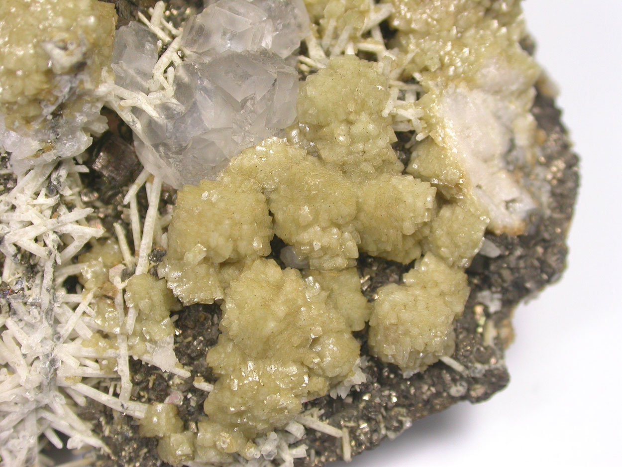 Fluorite Pyrrhotite Calcite Siderite & Quartz