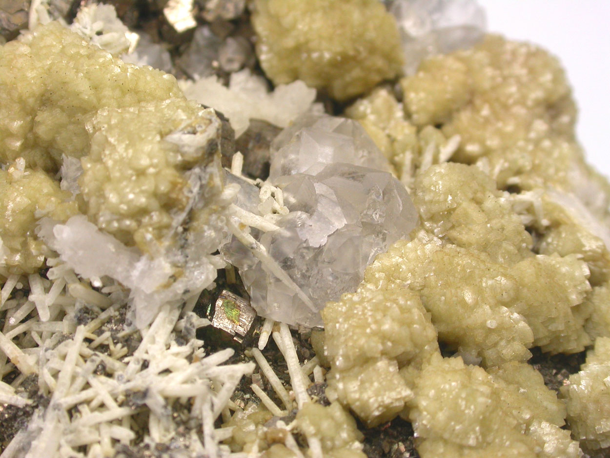 Fluorite Pyrrhotite Calcite Siderite & Quartz