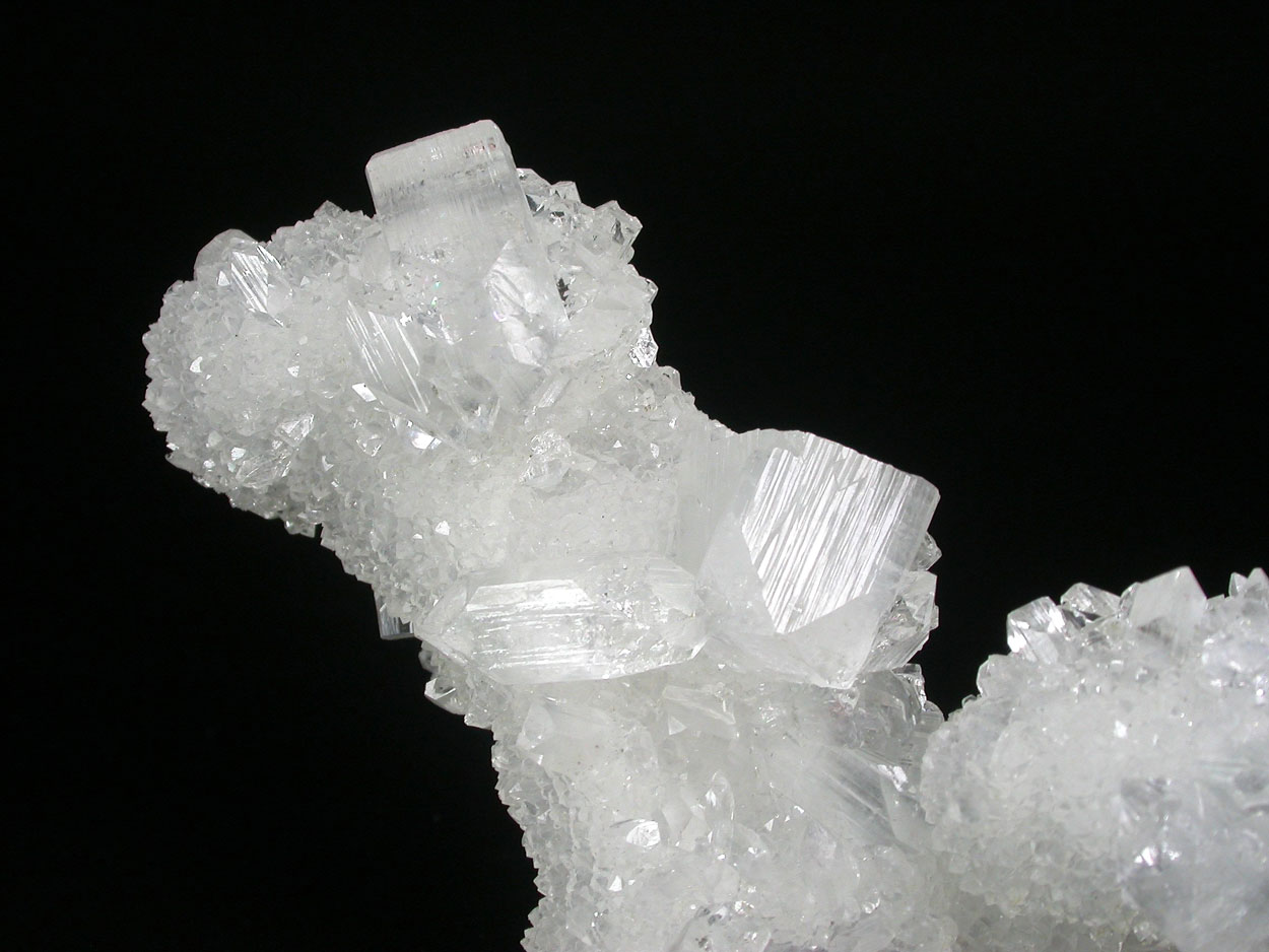 Fluorapophyllite & Quartz